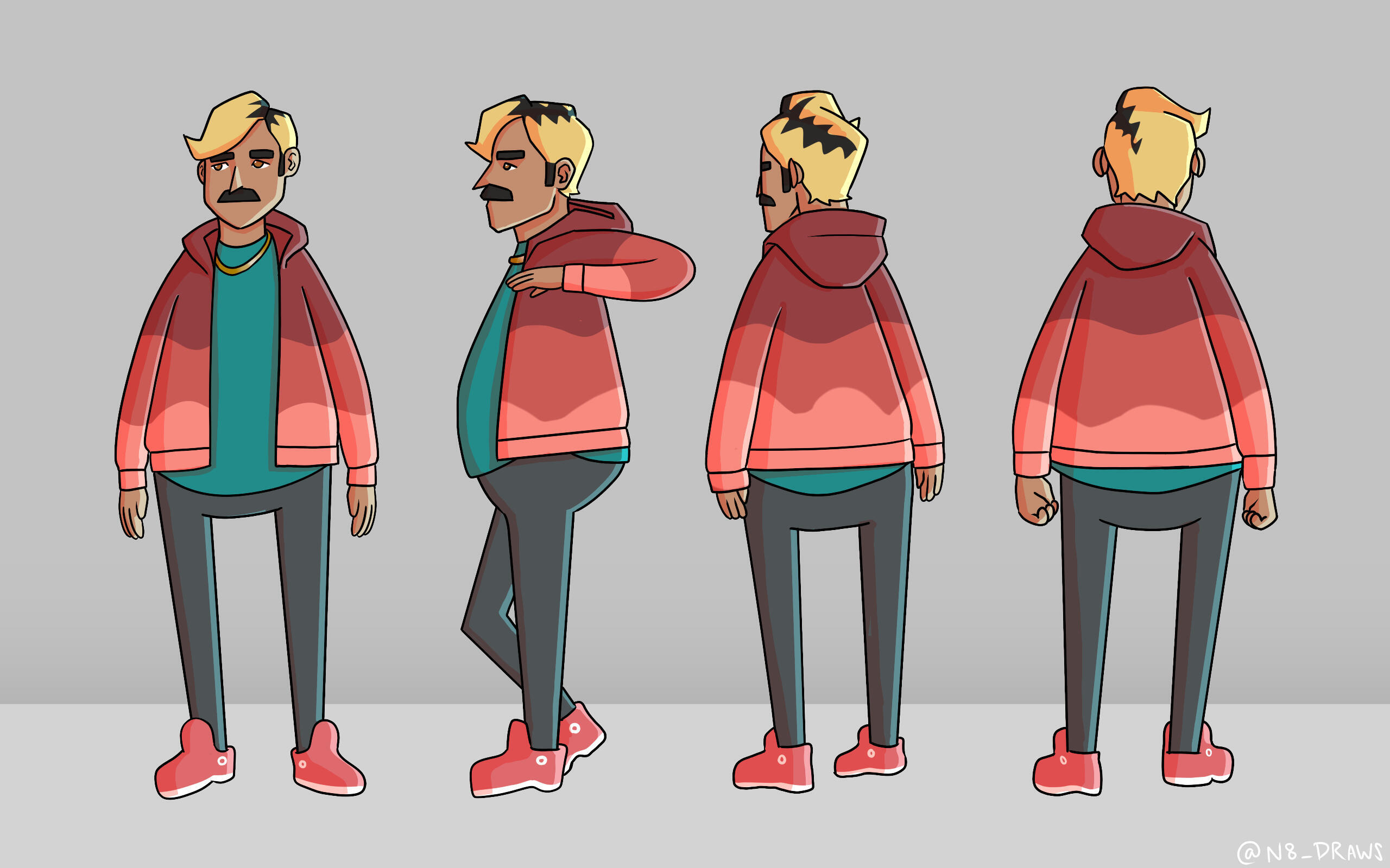 Freelance Designer character design by nate raia