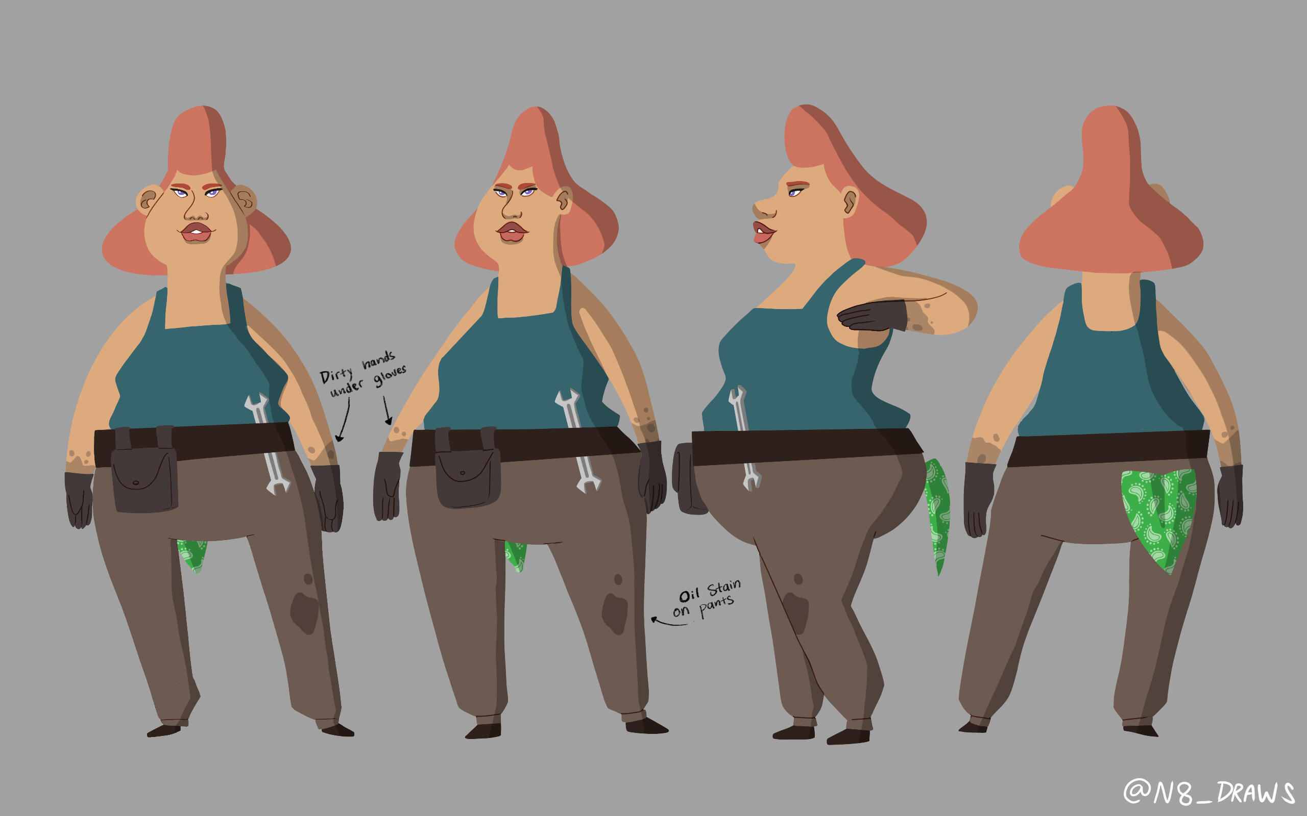 Untitled character design by nate raia