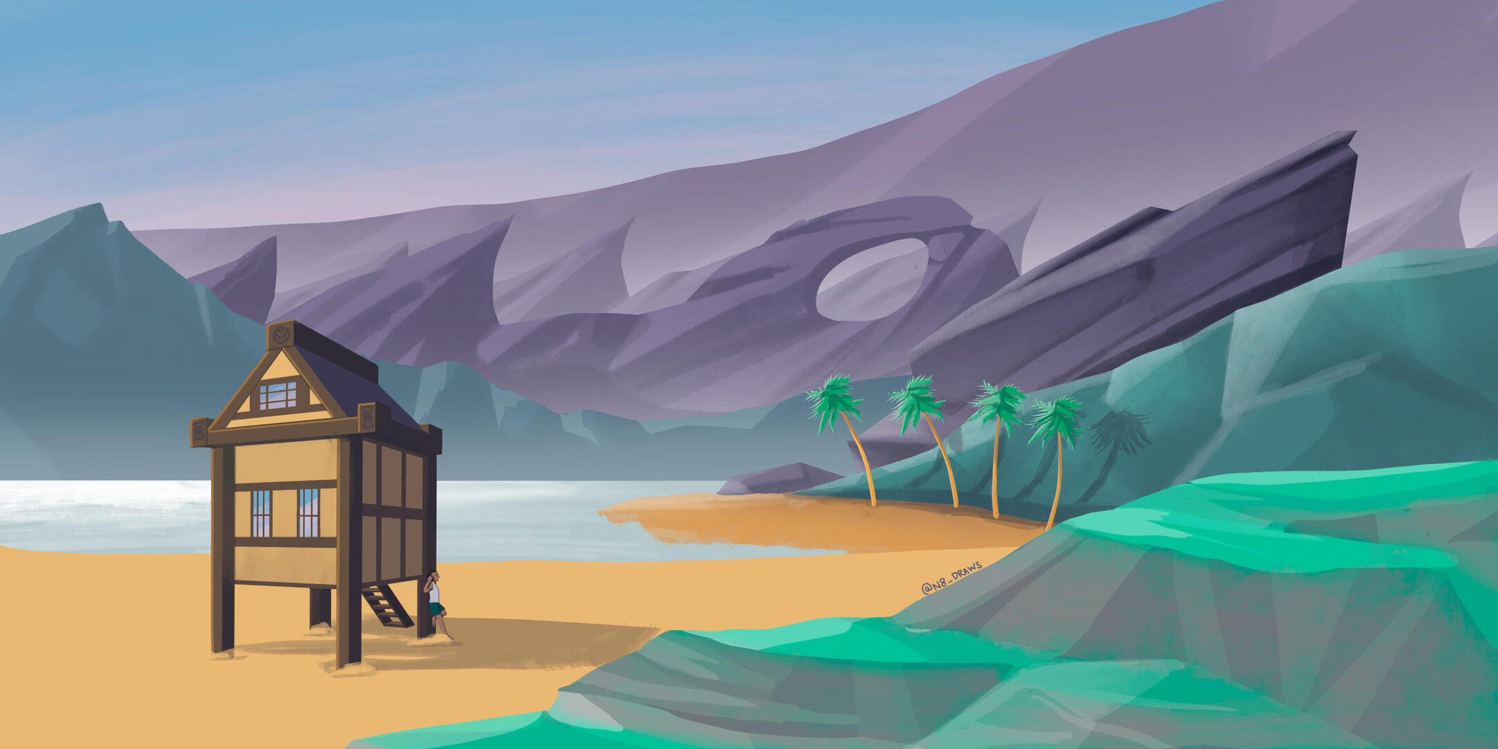 freelance illustration background painting freelance illustration background painting by nate raia n8raia