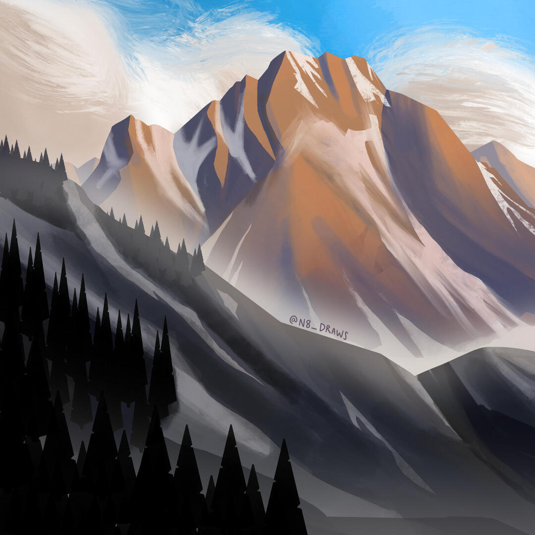 freelance illustration background painting by nate raia n8raia freelance illustrator nate raia