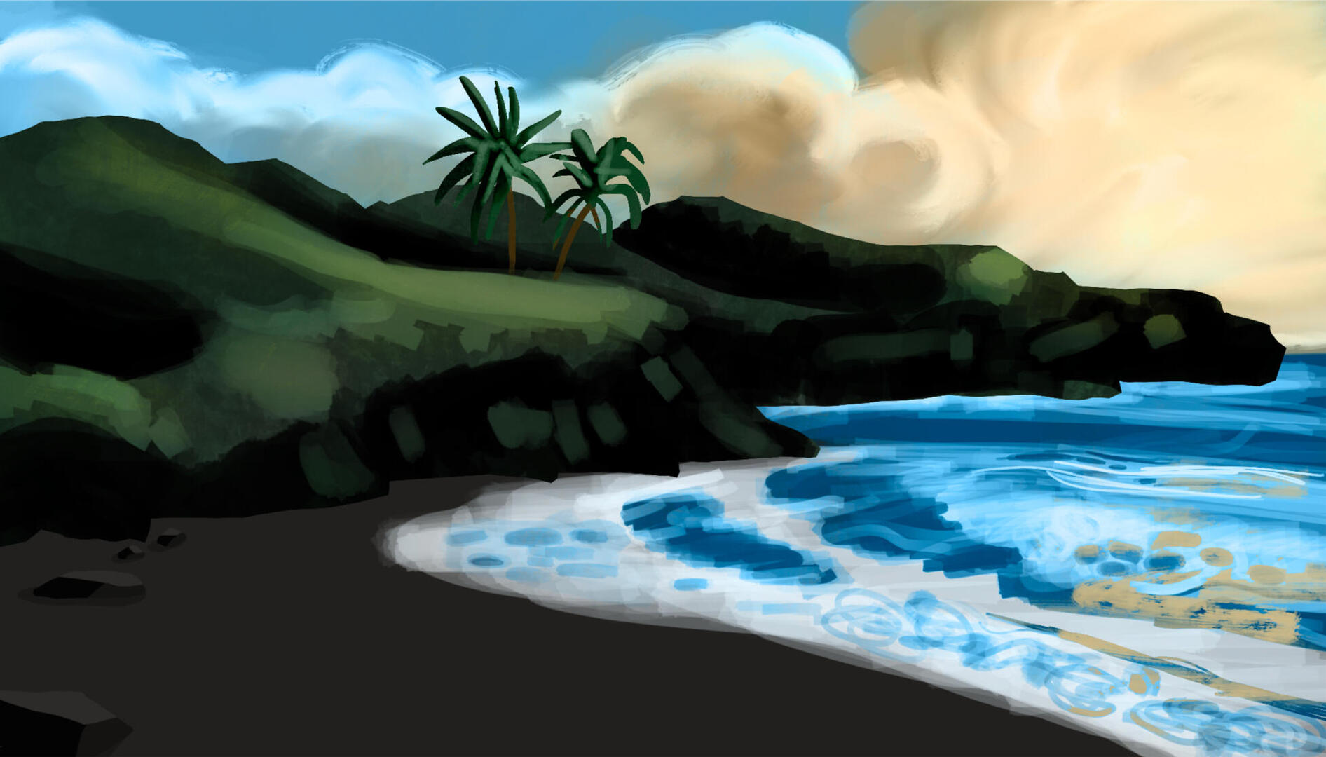 freelance illustration background painting freelance illustration background painting by nate raia n8raia