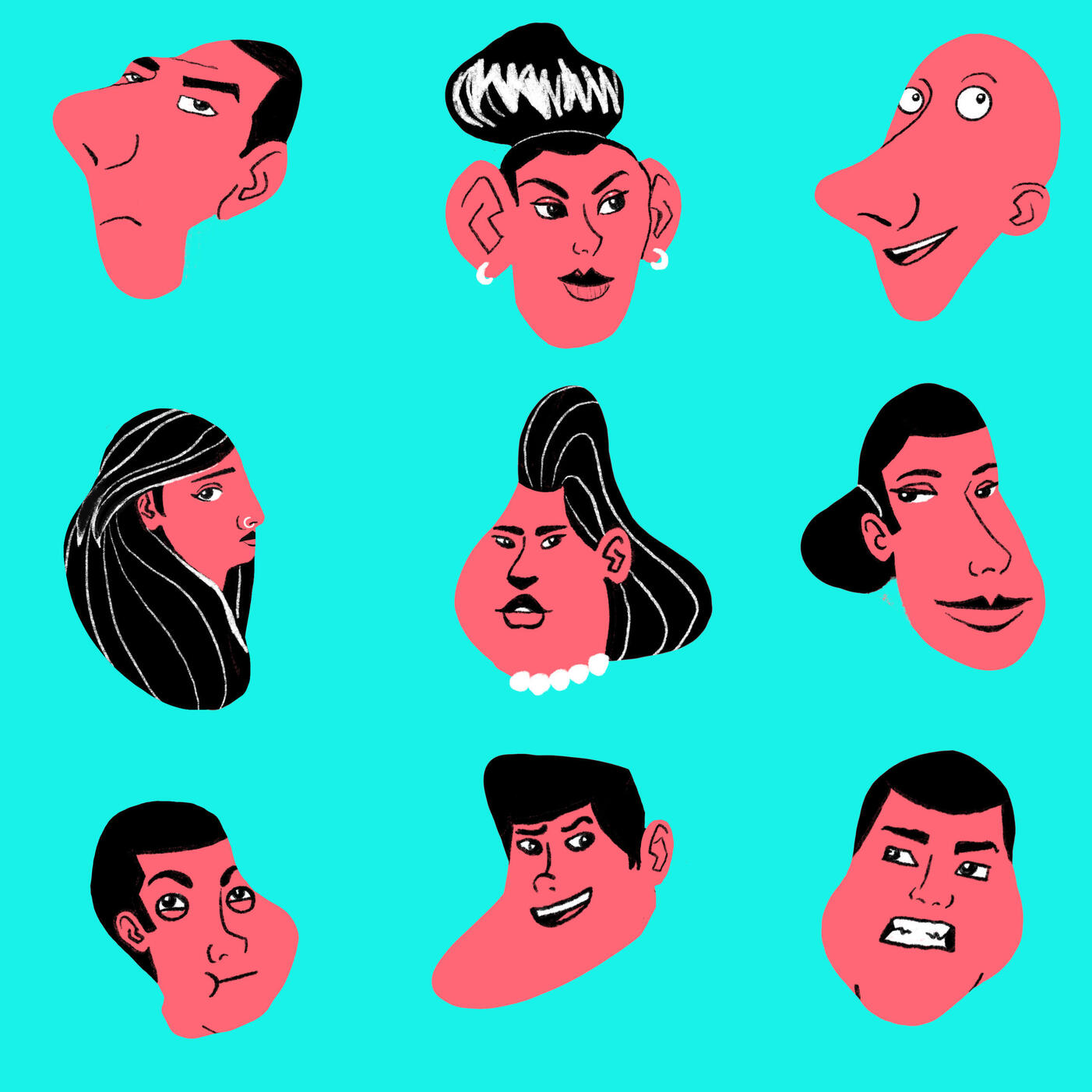 Untitled character design by nate raia